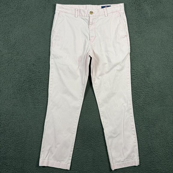 Vineyard Vines Pants Mens 32x30 Pink Breaker Pant Chinos Preppy Casual - Picture 1 of 14
